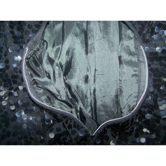 Vintage Sweater Cardigan Sequins Wool Angora Hand Beaded Cynles - Picture 8 of 9